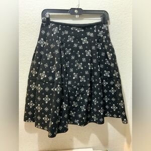 Armani Collezioni Skirt Wool Printed Evening Size: 2 |, IT38